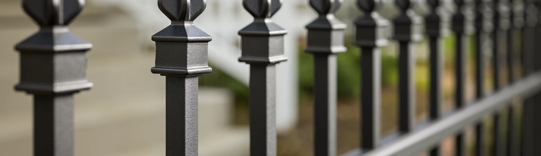 Aluminum fencing residential