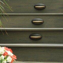 Azek Riser Lights in Bronze , Lighting & Railing