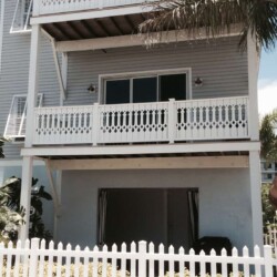 Azek Custom Key West Rail in White , Lighting & Railing